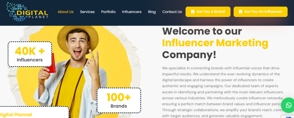 Influencer marketing agency 