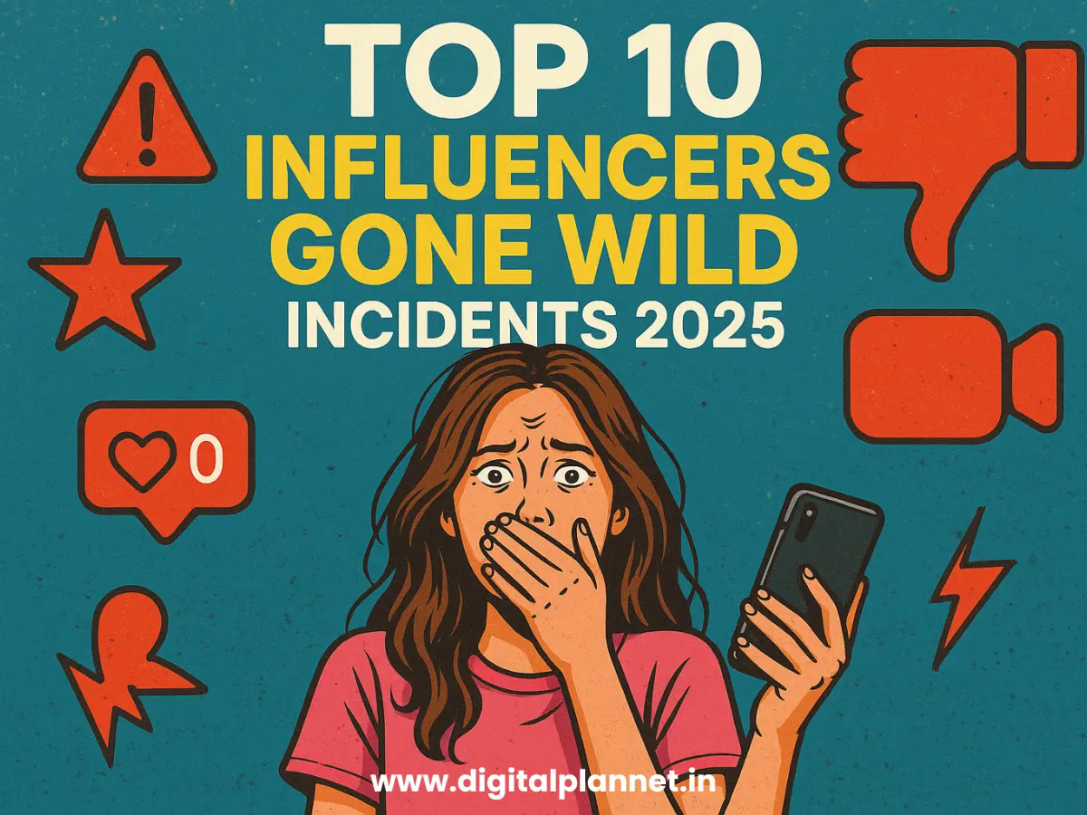 Top 10 Influencers Gone Wild Incidents 2025