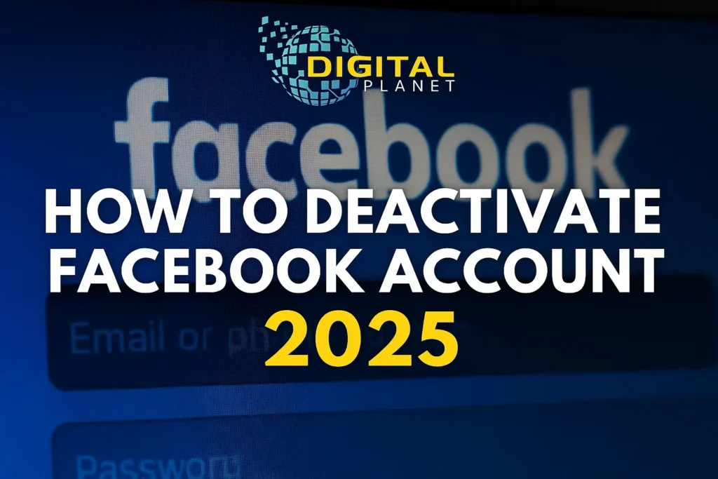 Deactivate Facebook Account