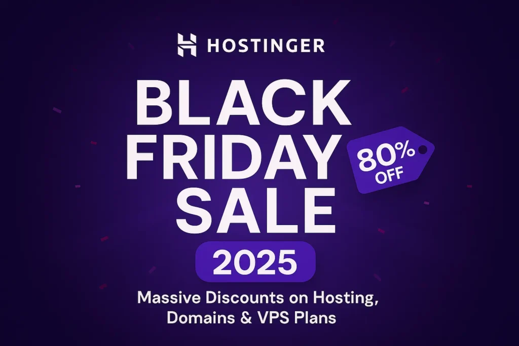 Hostinger Black Friday Sale 2025