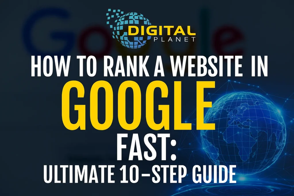 Rank a Website in Google